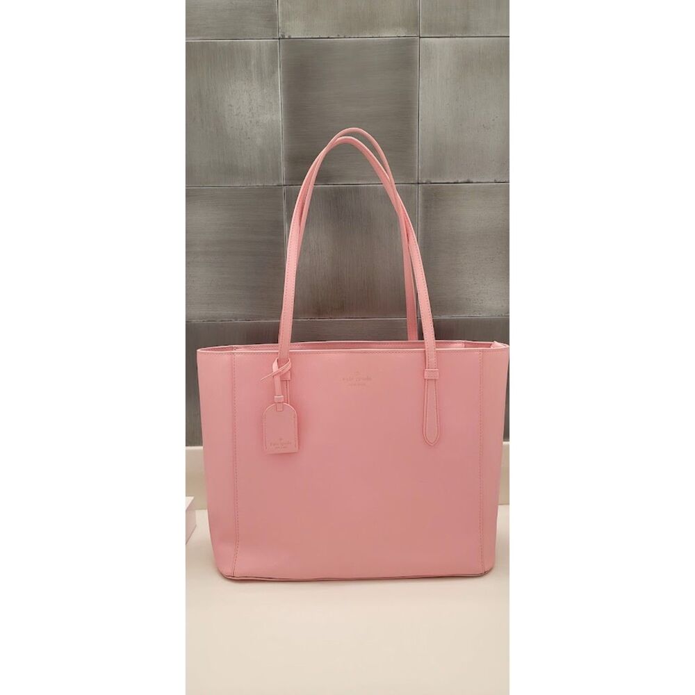 Kate Spade Schuyler Medium Tote Bag Mitten Pink Rose Purse Ladies Bag Coquette